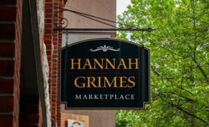 Picture of the Hannah Grimes Sign