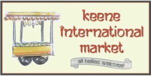 Keene International Market sign